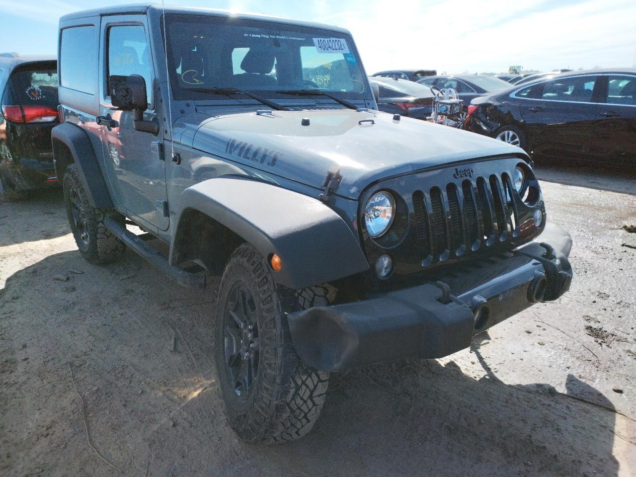 Photo 1 from auction – 2015 JEEP WRANGLER S with VIN 1C4AJWAG1FL585923