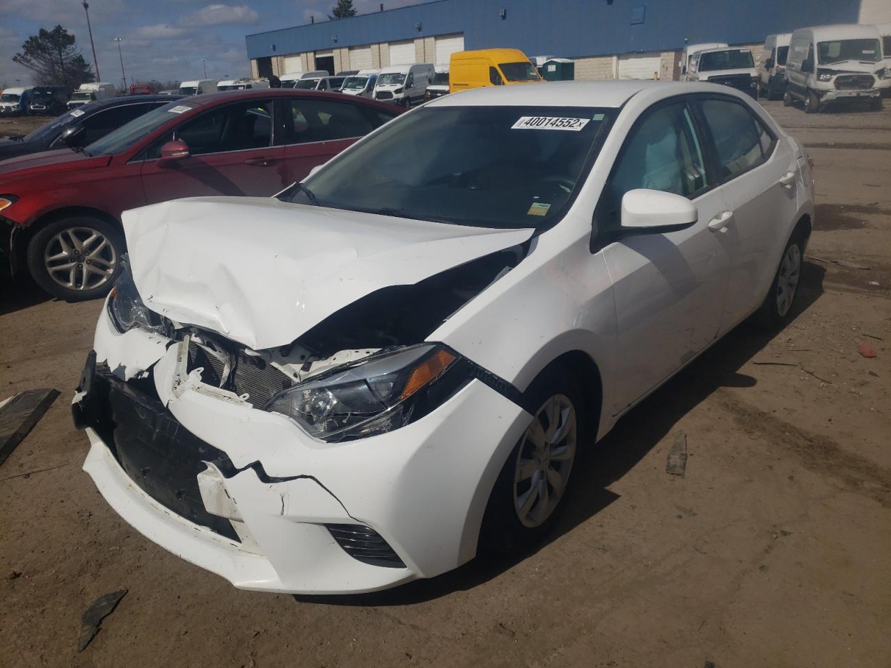 Photo 2 from auction – 2015 TOYOTA COROLLA L with VIN 2T1BURHE5FC234103