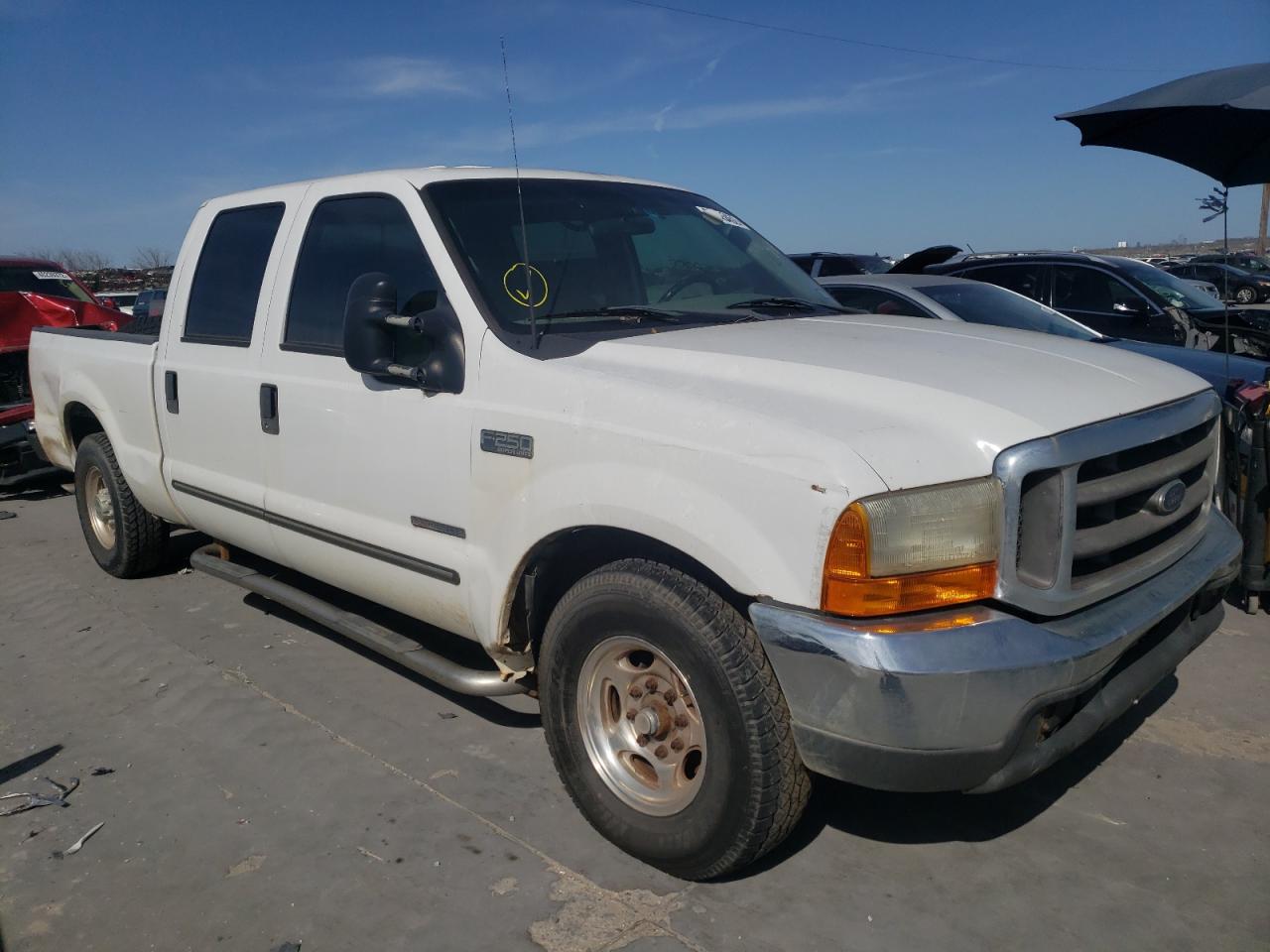 FORD F250 SUPER 1999 with VIN 1FTNW20F1XEE58888 - Photo from auction