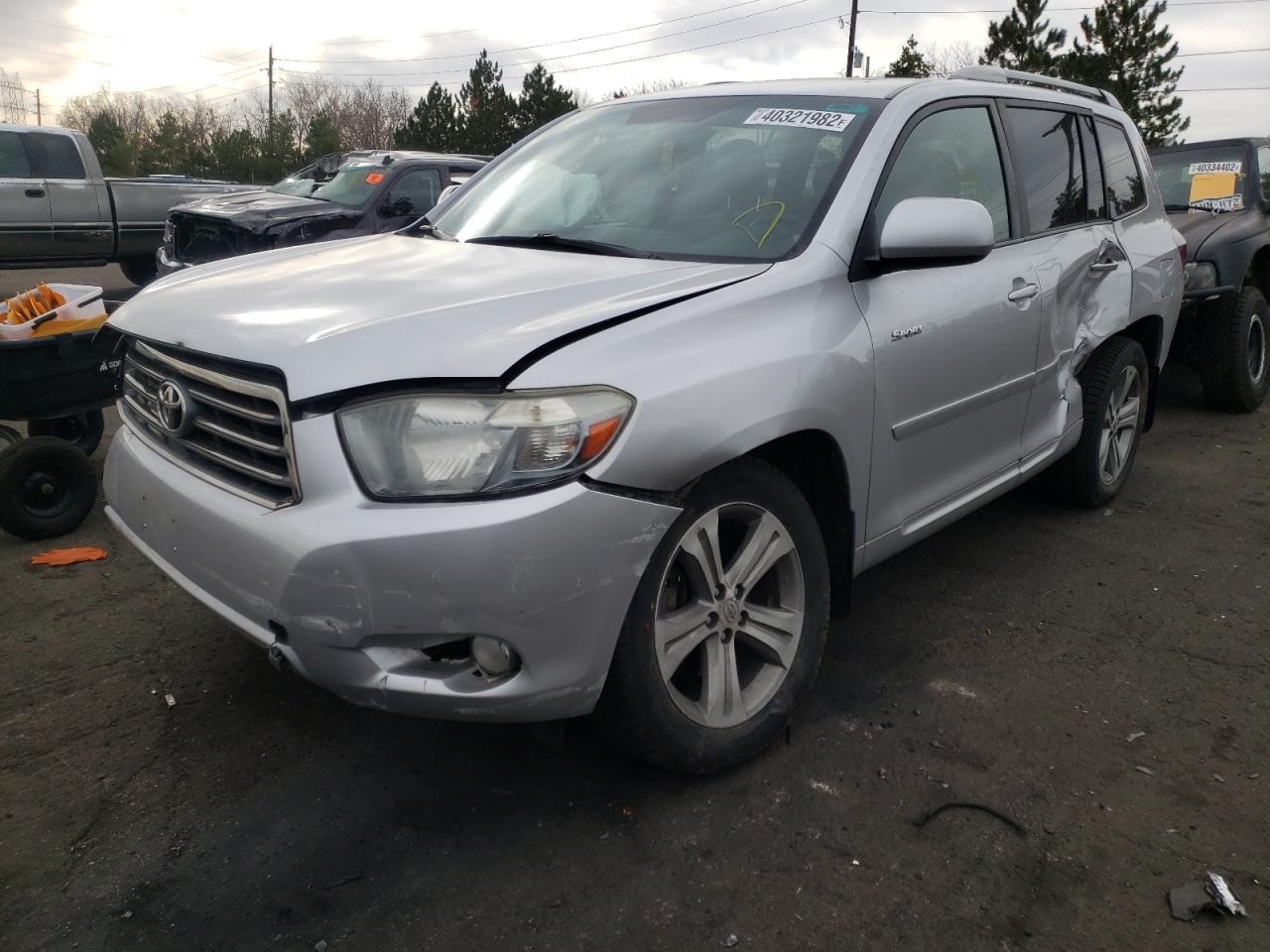 Photo 2 from auction – 2009 TOYOTA HIGHLANDER with VIN JTEES43A992149080
