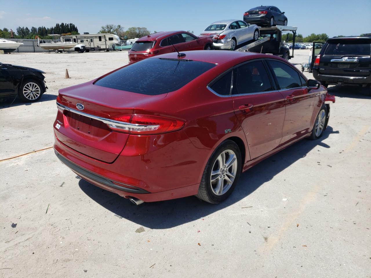 Photo 4 from auction – 2018 FORD FUSION S with VIN 3FA6P0G76JR165146