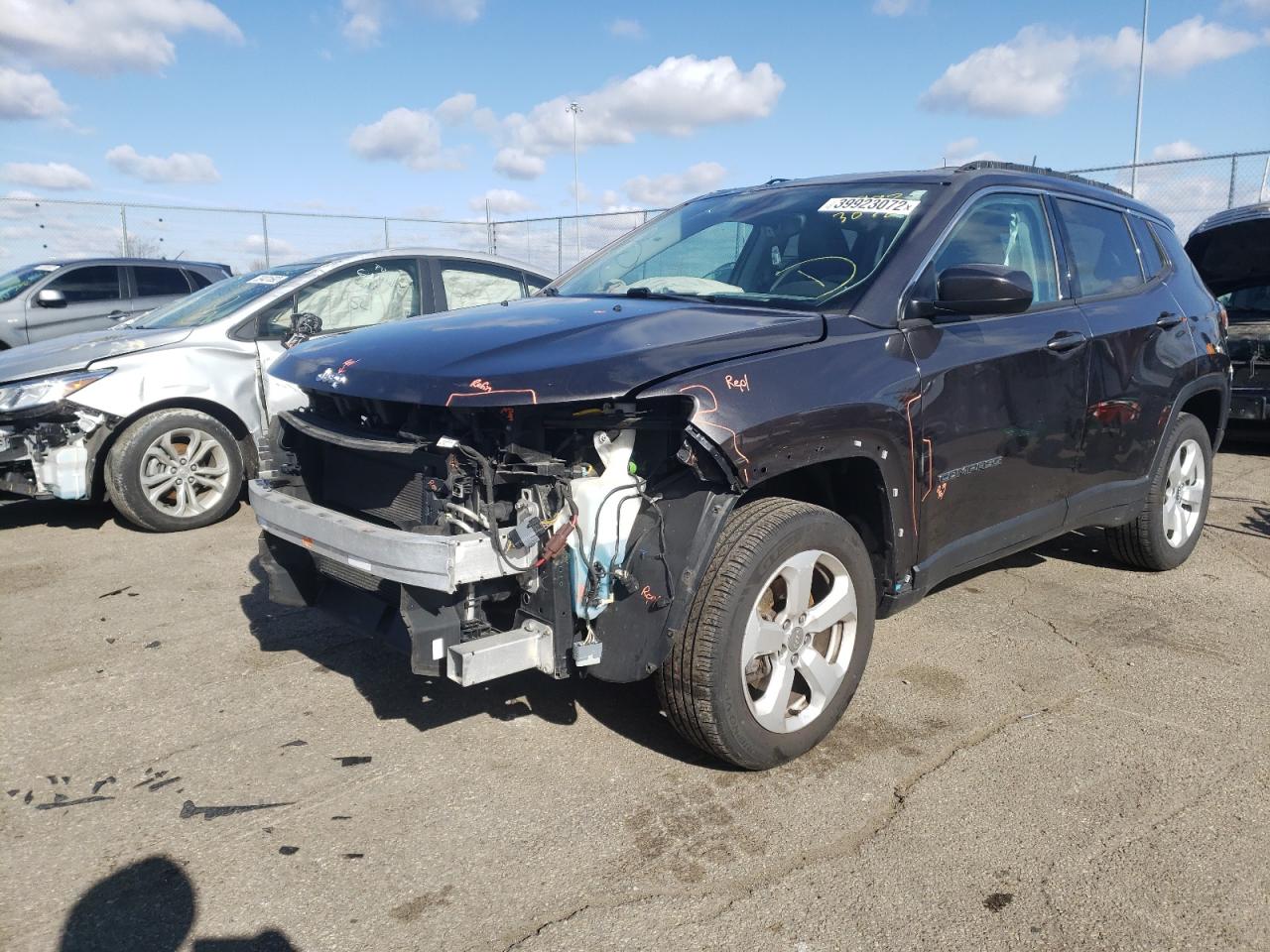 Photo 2 from auction – 2018 JEEP COMPASS LA with VIN 3C4NJDBB0JT138778