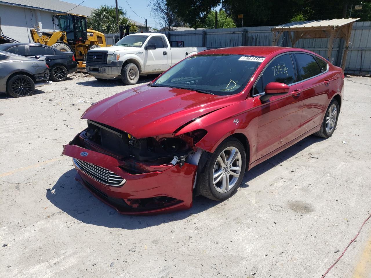 Photo 2 from auction – 2018 FORD FUSION S with VIN 3FA6P0G76JR165146