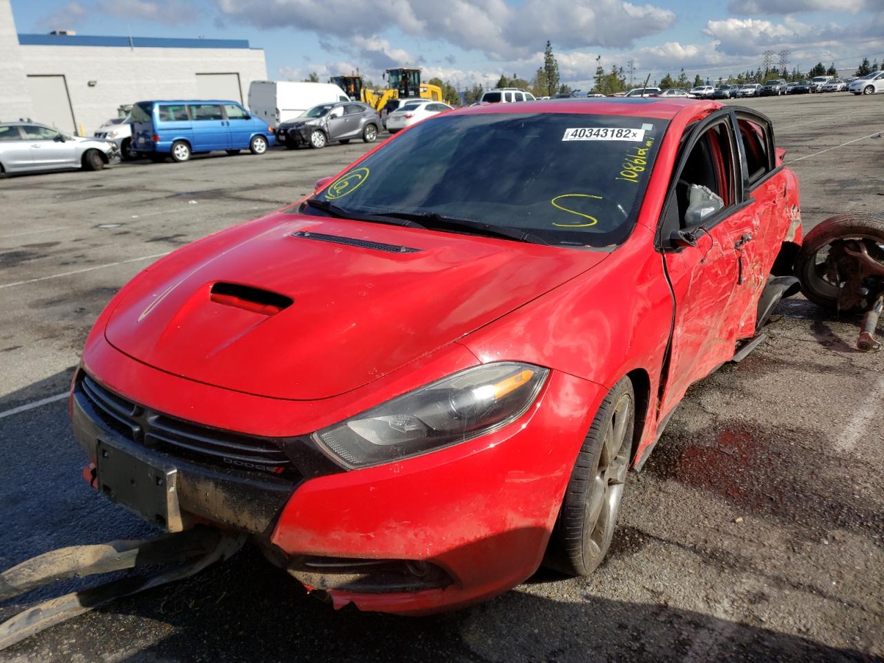 Photo 2 from auction – 2016 DODGE DART GT with VIN 1C3CDFEB8GD613795