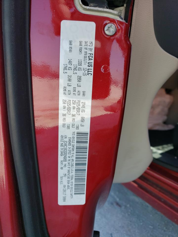 Photo 10 from auction – 2016 CHRYSLER TOWN & COU with VIN 2C4RC1BG3GR246099