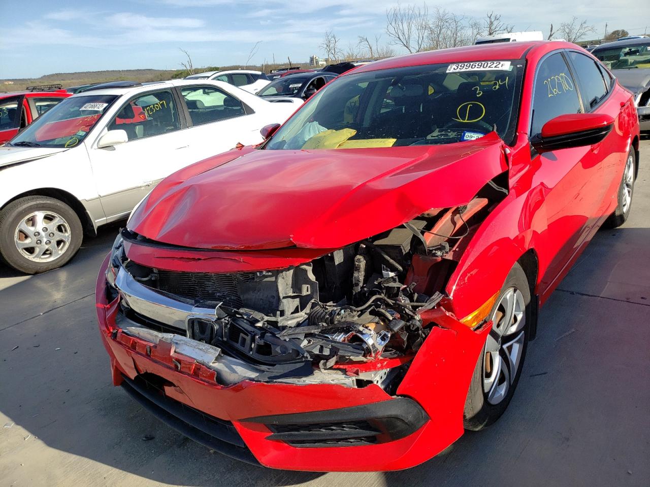 Photo 2 from auction – 2017 HONDA CIVIC LX with VIN 2HGFC2F54HH577154