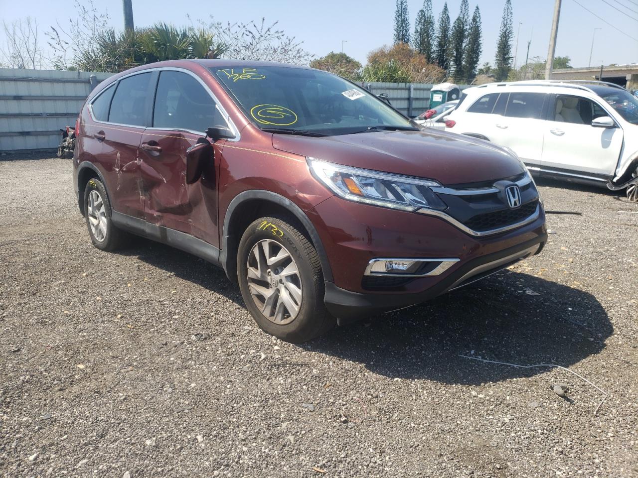 HONDA CR-V EX 2016 with VIN 3CZRM3H56GG704569 - Photo from auction
