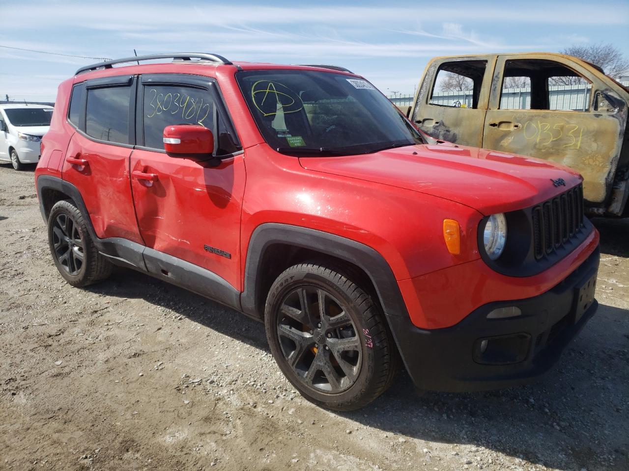 JEEP RENEGADE L 2018 with VIN ZACCJABB0JPH01440 - Photo from auction