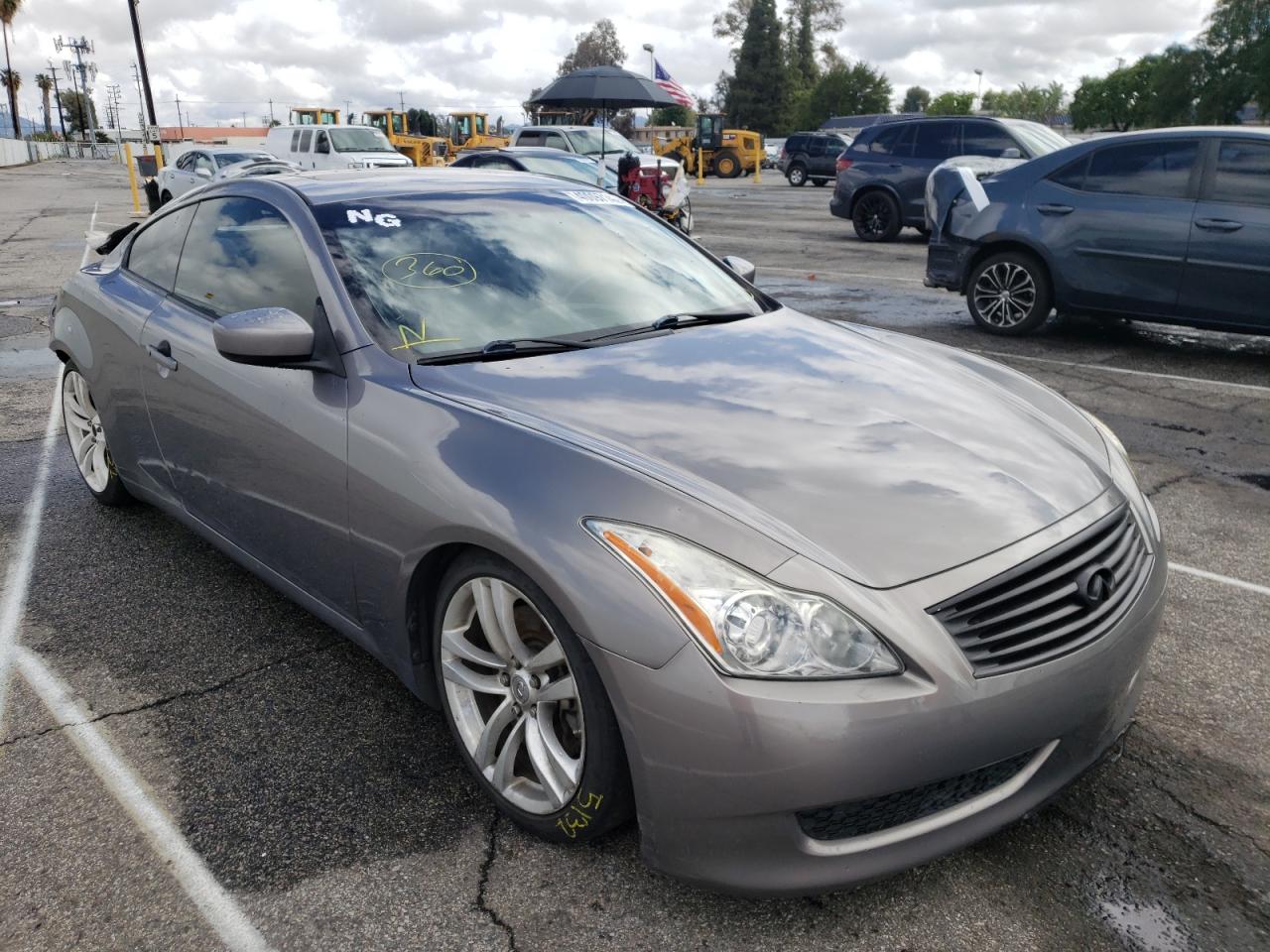 INFINITI G37 BASE 2008 with VIN JNKCV64E78M111476 - Photo from auction