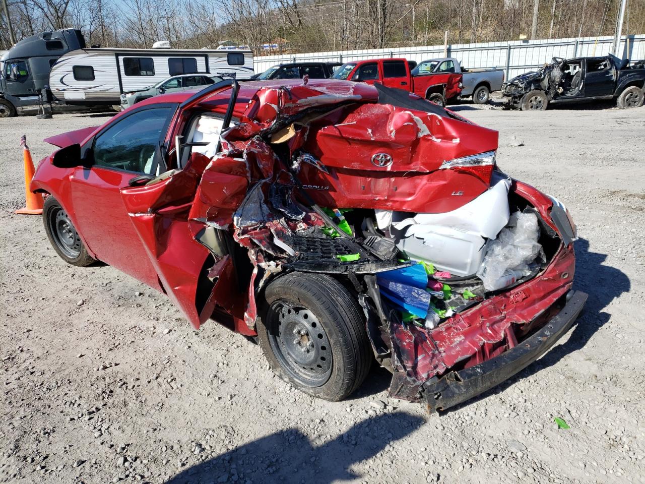 Photo 3 from auction – 2016 TOYOTA COROLLA L with VIN 5YFBURHEXGP440227