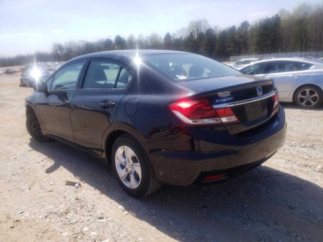 Photo 3 from auction – 2014 HONDA CIVIC LX with VIN 19XFB2F56EE201807