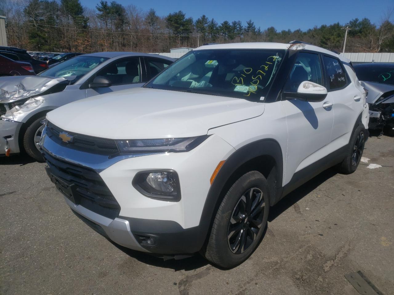Photo 2 from auction – 2021 CHEVROLET TRAILBLAZE with VIN KL79MRSL0MB165819