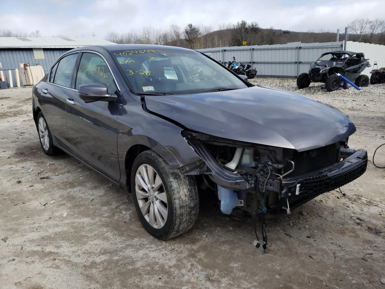 HONDA ACCORD EXL 2015 with VIN 1HGCR3F89FA013156 - Photo from auction
