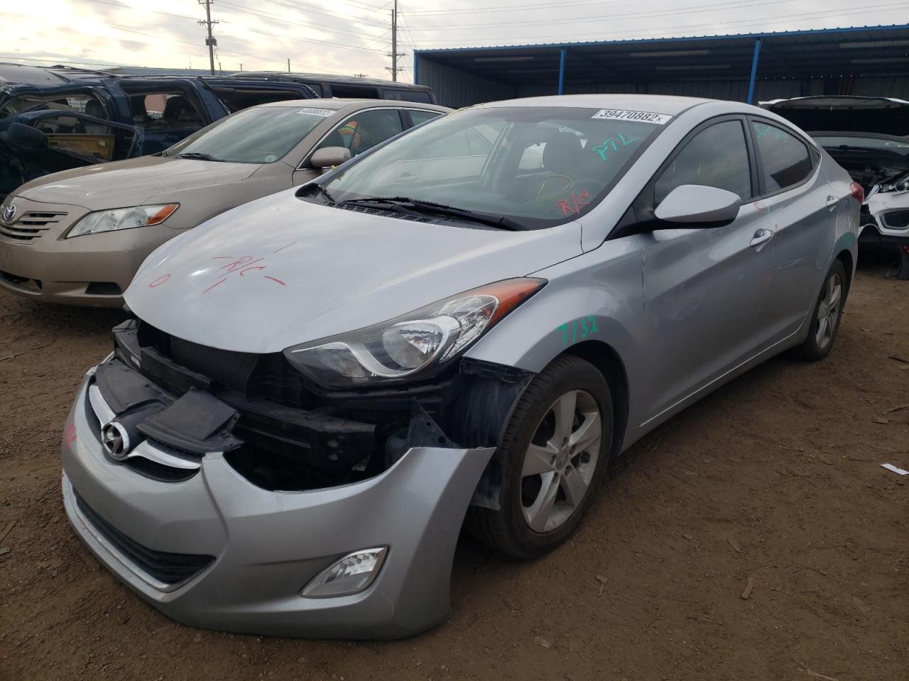 Photo 2 from auction – 2012 HYUNDAI ELANTRA GL with VIN 5NPDH4AEXCH099297