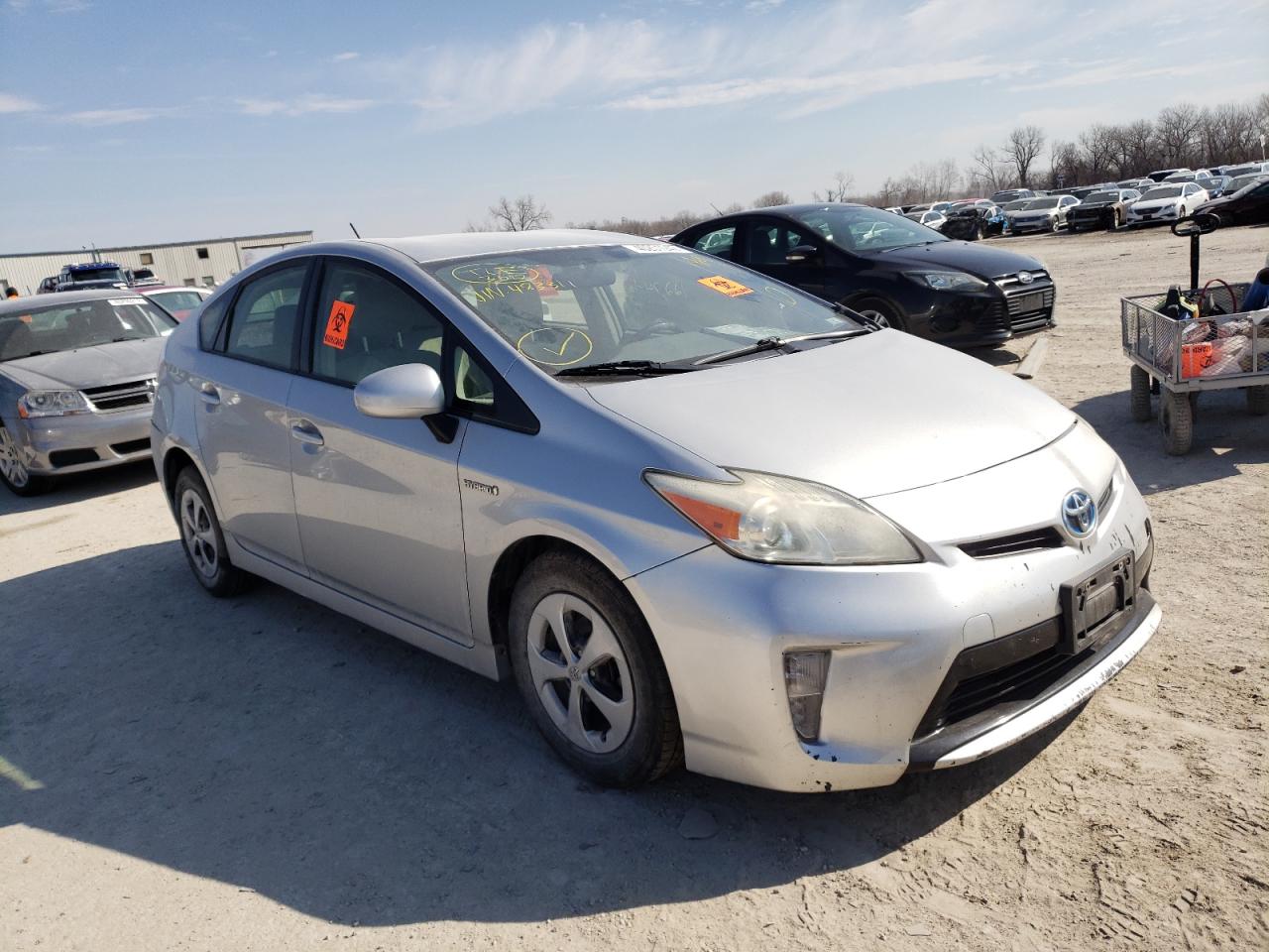 TOYOTA PRIUS 2012 with VIN JTDKN3DU7C5483311 - Photo from auction