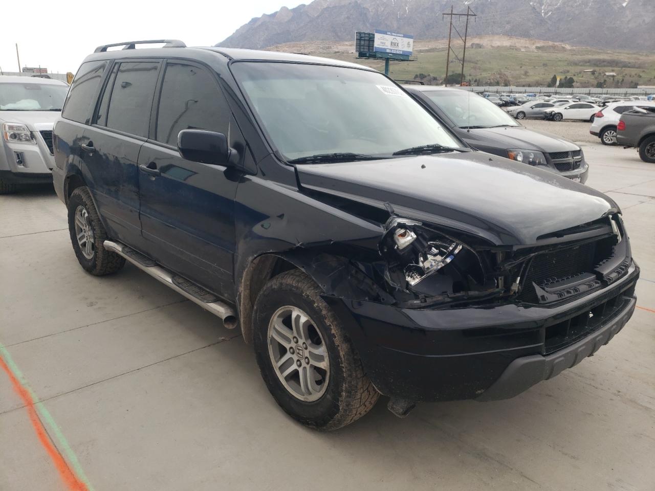 HONDA PILOT EXL 2004 with VIN 2HKYF18684H620121 - Photo from auction
