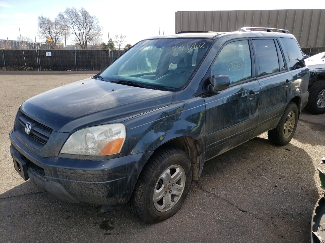 HONDA PILOT EXL 2005 with VIN 5FNYF18635B007324 - Photo from auction