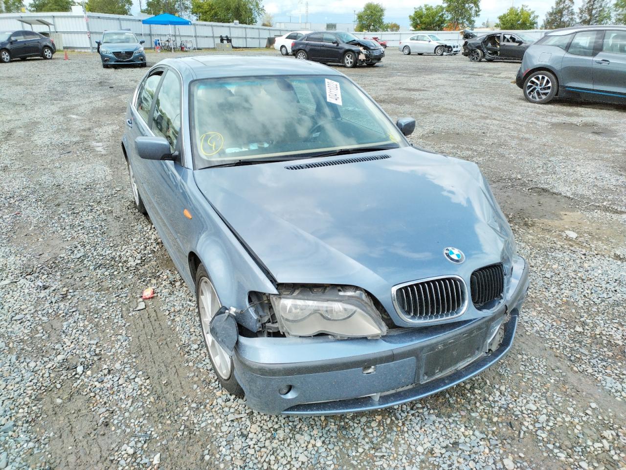 BMW 330I 2003 with VIN WBAEV53443KM27402 - Photo from auction