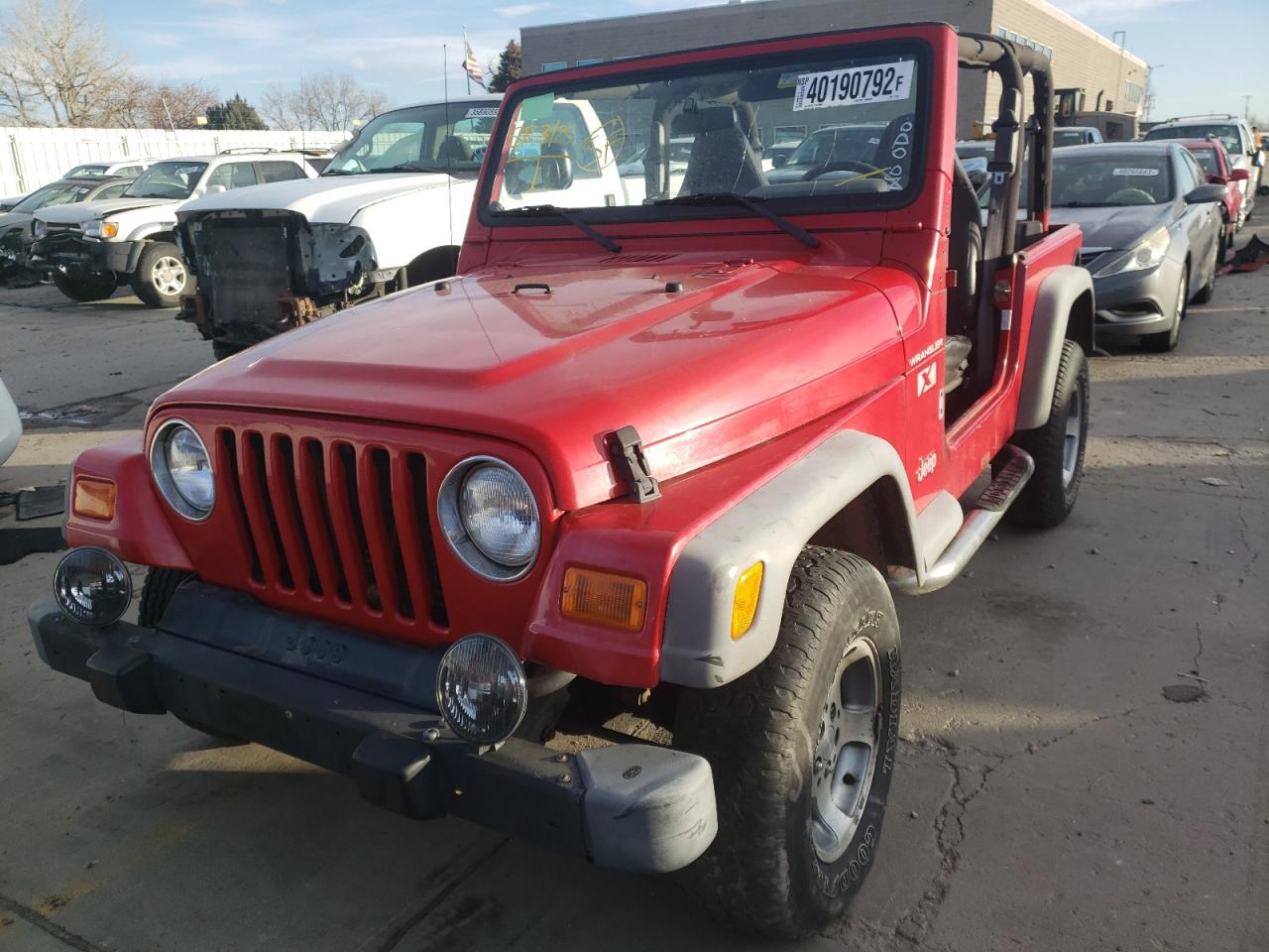 Photo 2 from auction – 2002 JEEP WRANGLER / with VIN 1J4FA39S62P714233