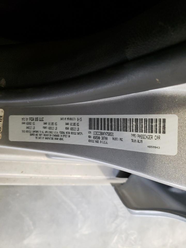 Photo 10 from auction – 2015 CHRYSLER 200 S with VIN 1C3CCCBBXFN758531