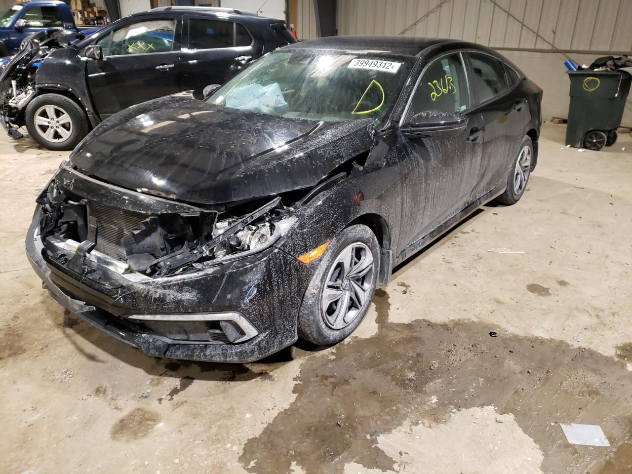 Photo 2 from auction – 2019 HONDA CIVIC LX with VIN 2HGFC2F64KH573766
