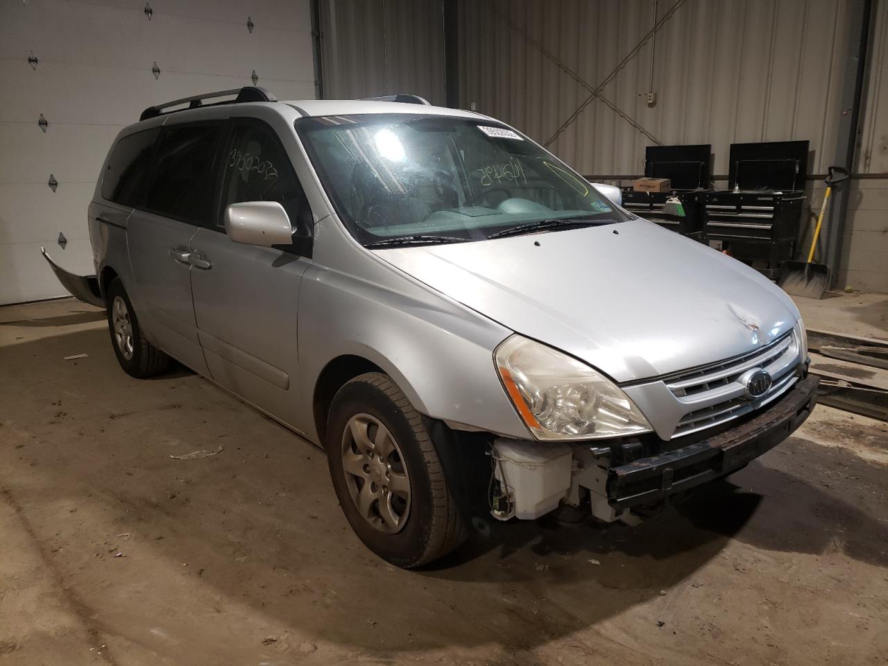 KIA SEDONA EX 2008 with VIN KNDMB233386265727 - Photo from auction
