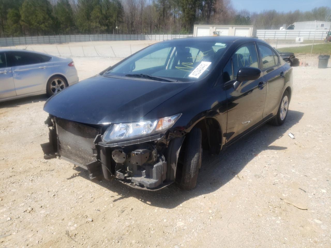 Photo 2 from auction – 2014 HONDA CIVIC LX with VIN 19XFB2F56EE201807