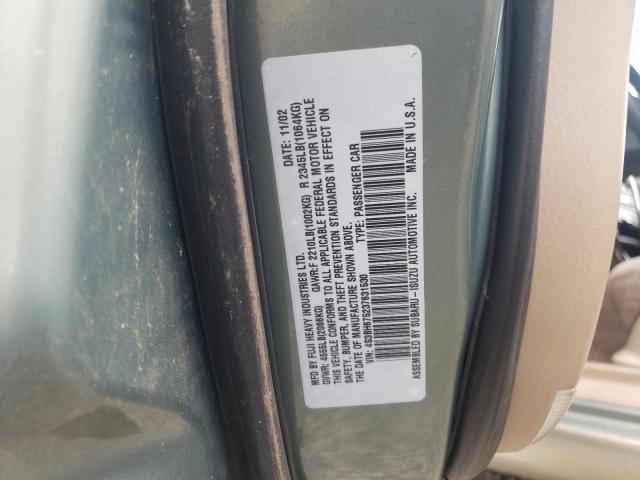 Photo 10 from auction – 2003 SUBARU LEGACY OUT with VIN 4S3BH675237631530