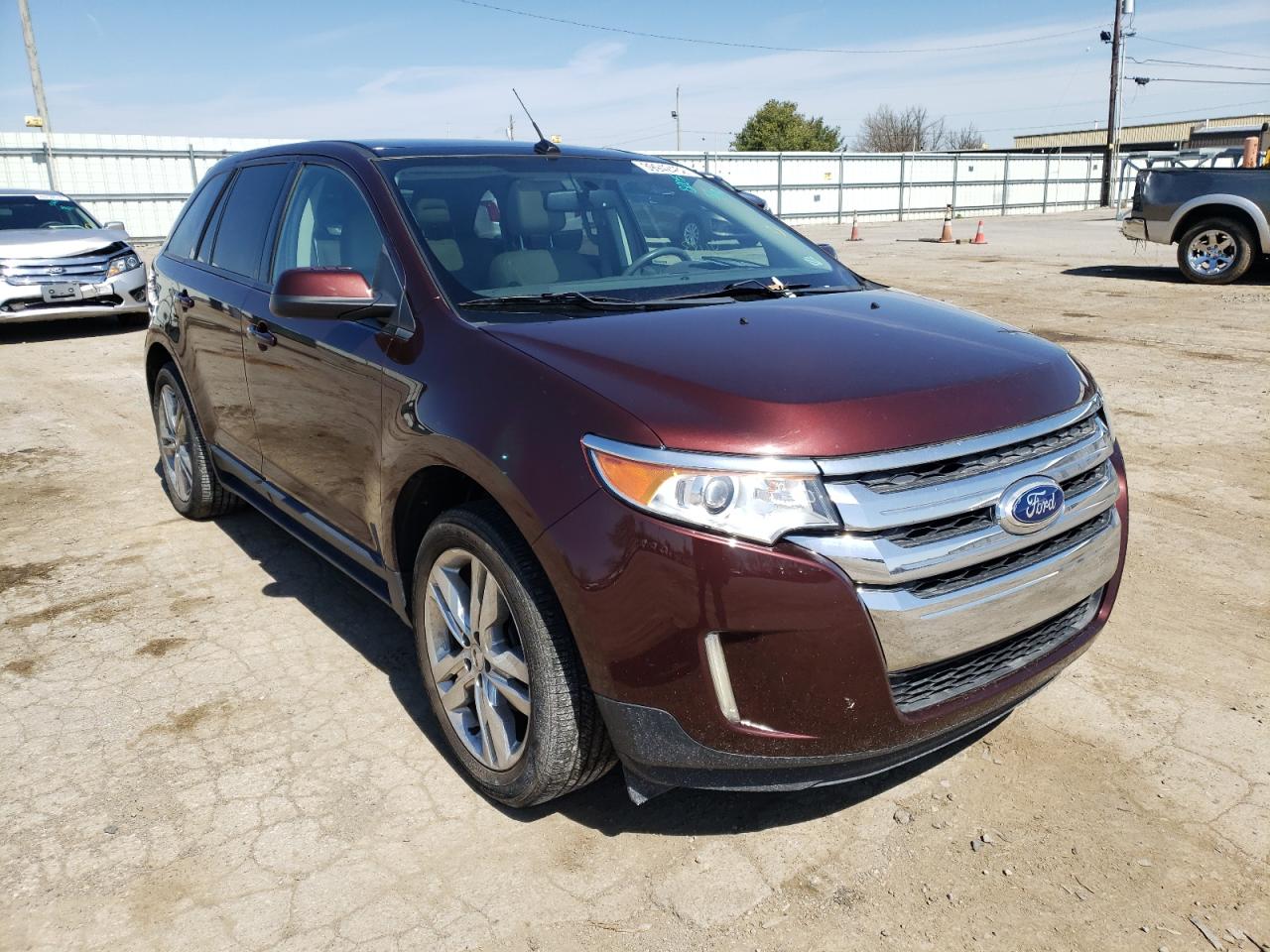 FORD EDGE SEL 2012 with VIN 2FMDK3J90CBA58005 - Photo from auction