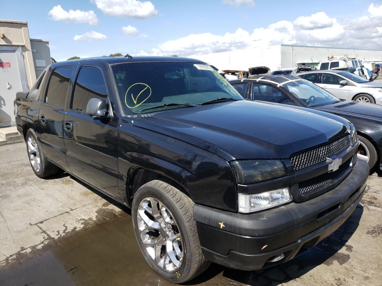 CHEVROLET AVALANCHE 2003 with VIN 3GNEC13T13G264845 - Photo from auction