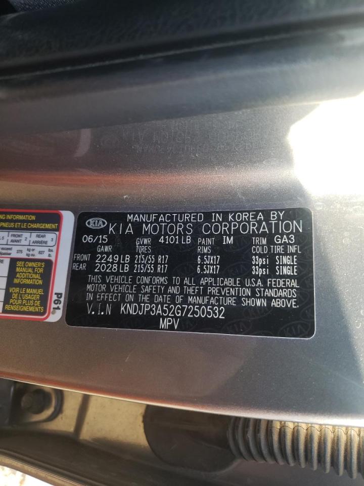 Photo 10 from auction – 2016 KIA SOUL + with VIN KNDJP3A52G7250532