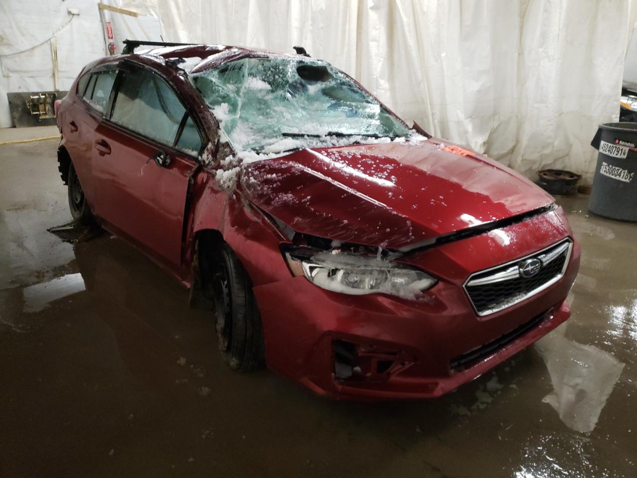 SUBARU IMPREZA 2019 with VIN 4S3GTAA68K1700943 - Photo from auction