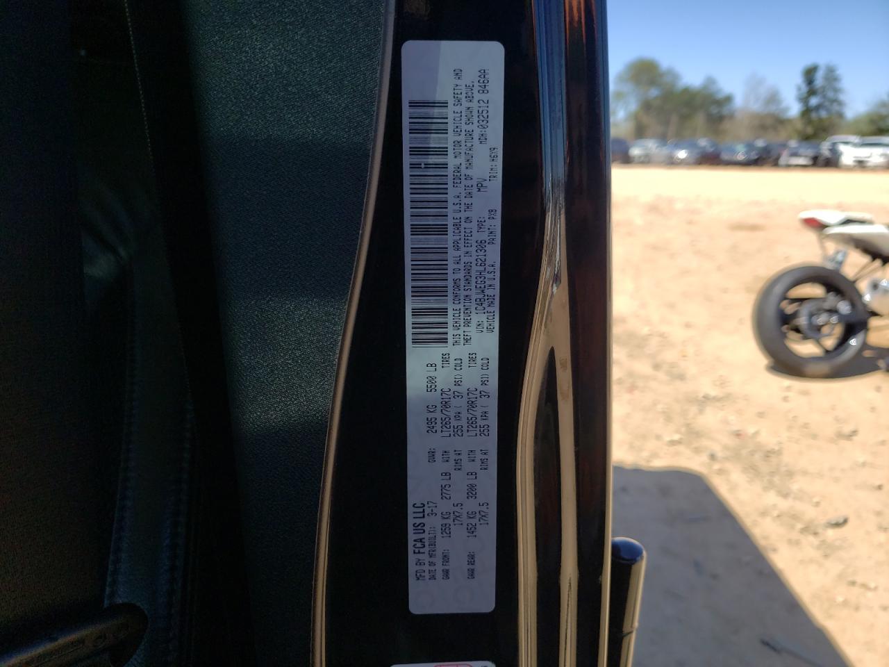 Photo 10 from auction – 2017 JEEP WRANGLER U with VIN 1C4BJWEG3HL621306