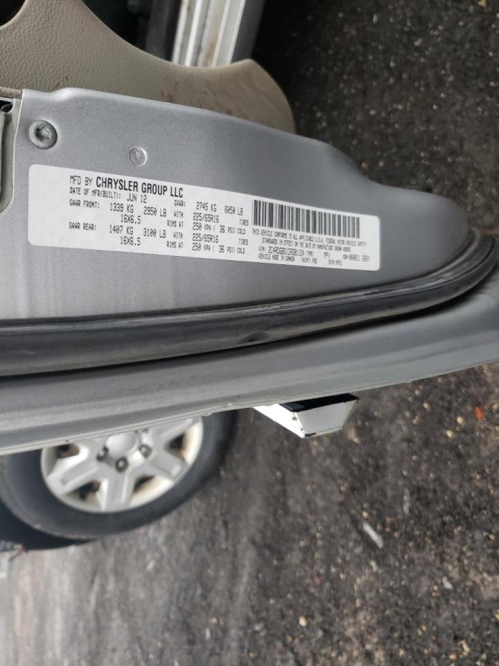 Photo 10 from auction – 2012 DODGE GRAND CARA with VIN 2C4RDGBG1CR381124