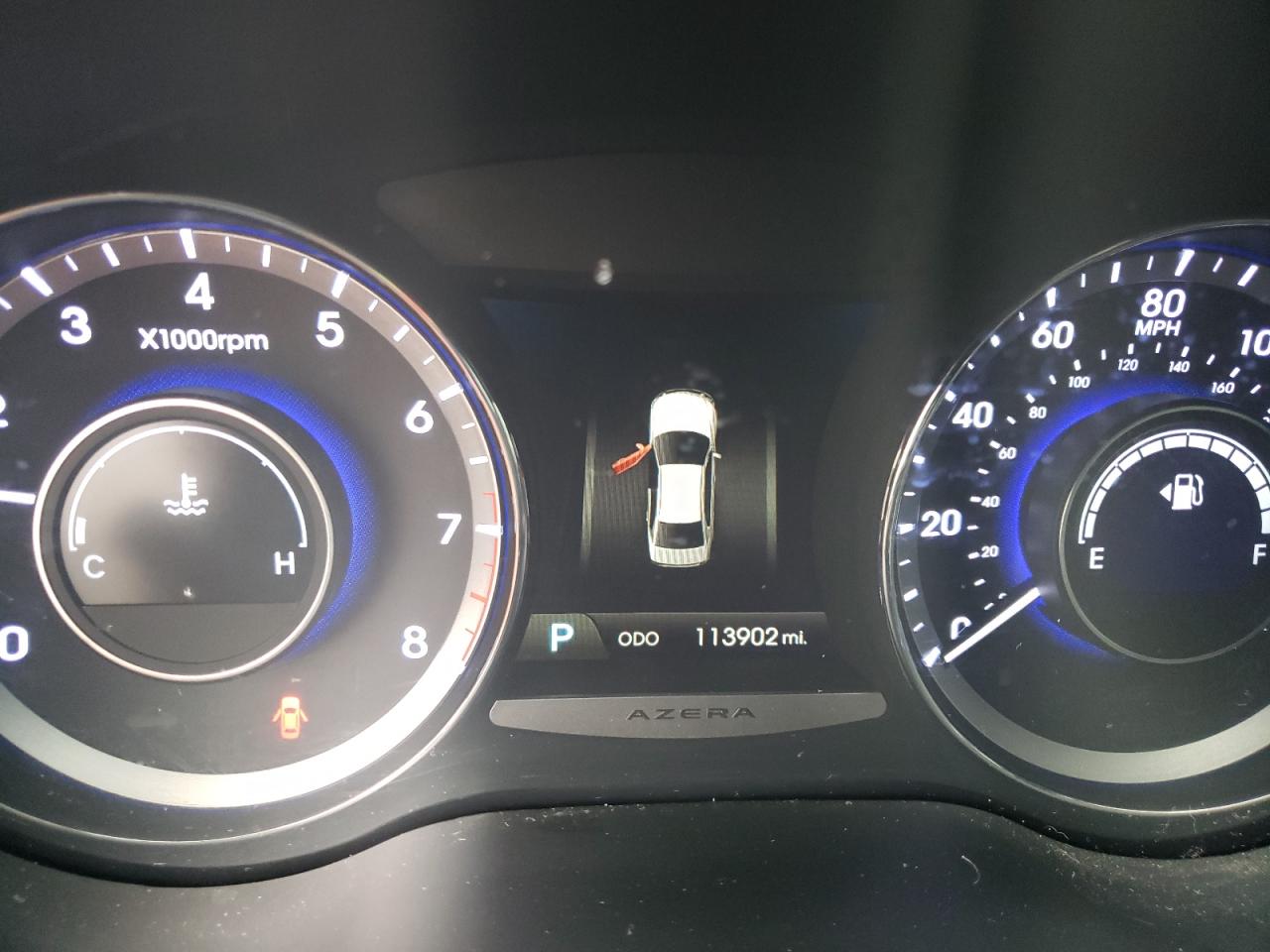 Photo 8 from auction – 2014 HYUNDAI AZERA GLS with VIN KMHFH4JG7EA388962