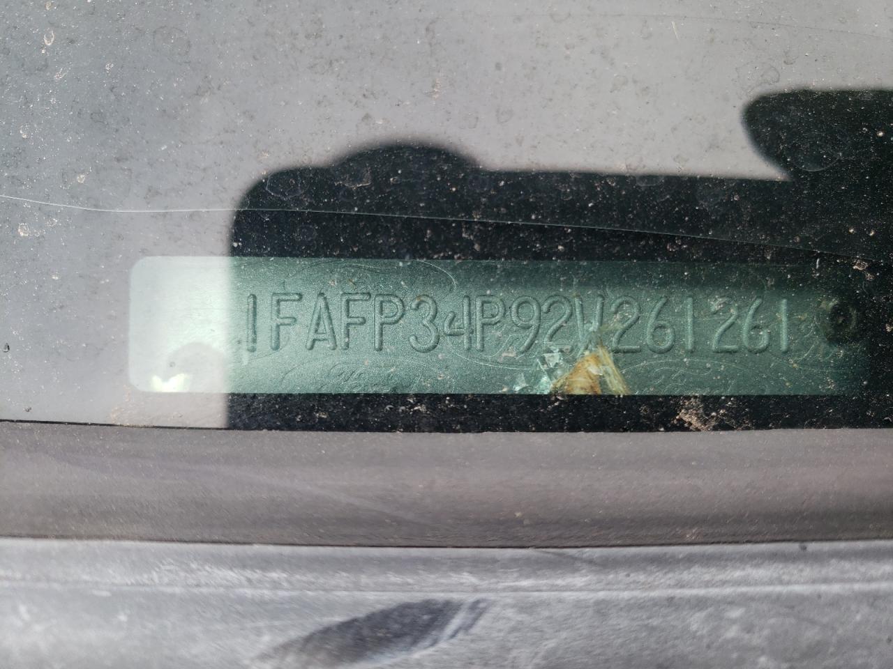 Photo 10 from auction – 2002 FORD FOCUS SE with VIN 1FAFP34P92W261261