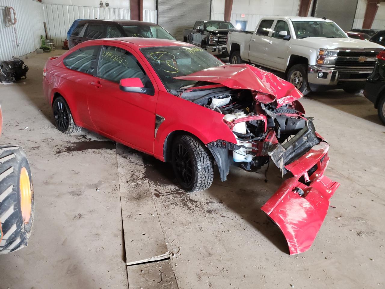 FORD FOCUS SE 2008 with VIN 1FAHP33N48W176152 - Photo from auction