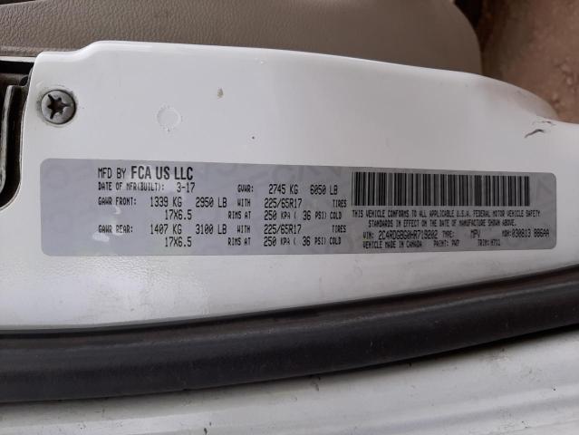 Photo 10 from auction – 2017 DODGE GRAND CARA with VIN 2C4RDGBG0HR719202