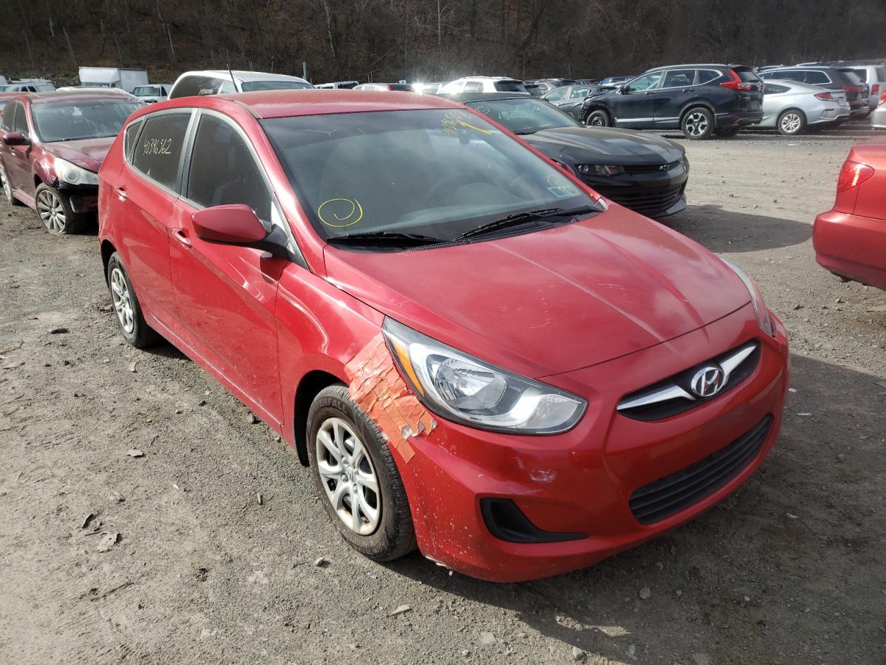 HYUNDAI ACCENT GLS 2012 with VIN KMHCT5AEXCU040252 - Photo from auction