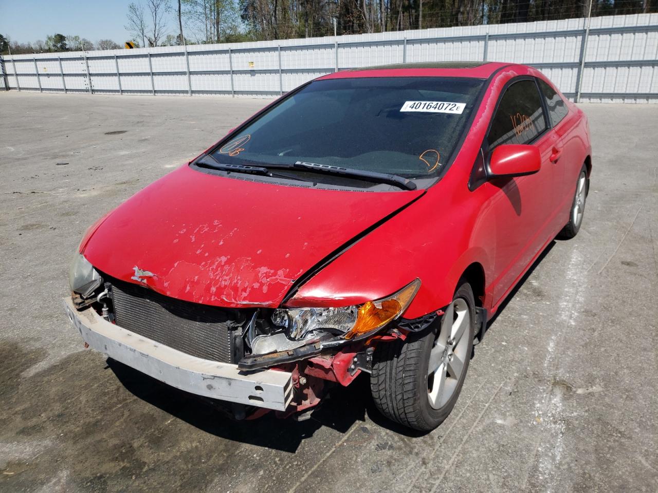 Photo 2 from auction – 2008 HONDA CIVIC EX with VIN 2HGFG118X8H545910