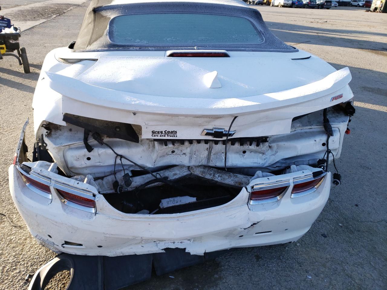 Photo 9 from auction – 2012 CHEVROLET CAMARO LT with VIN 2G1FC3D36C9117107