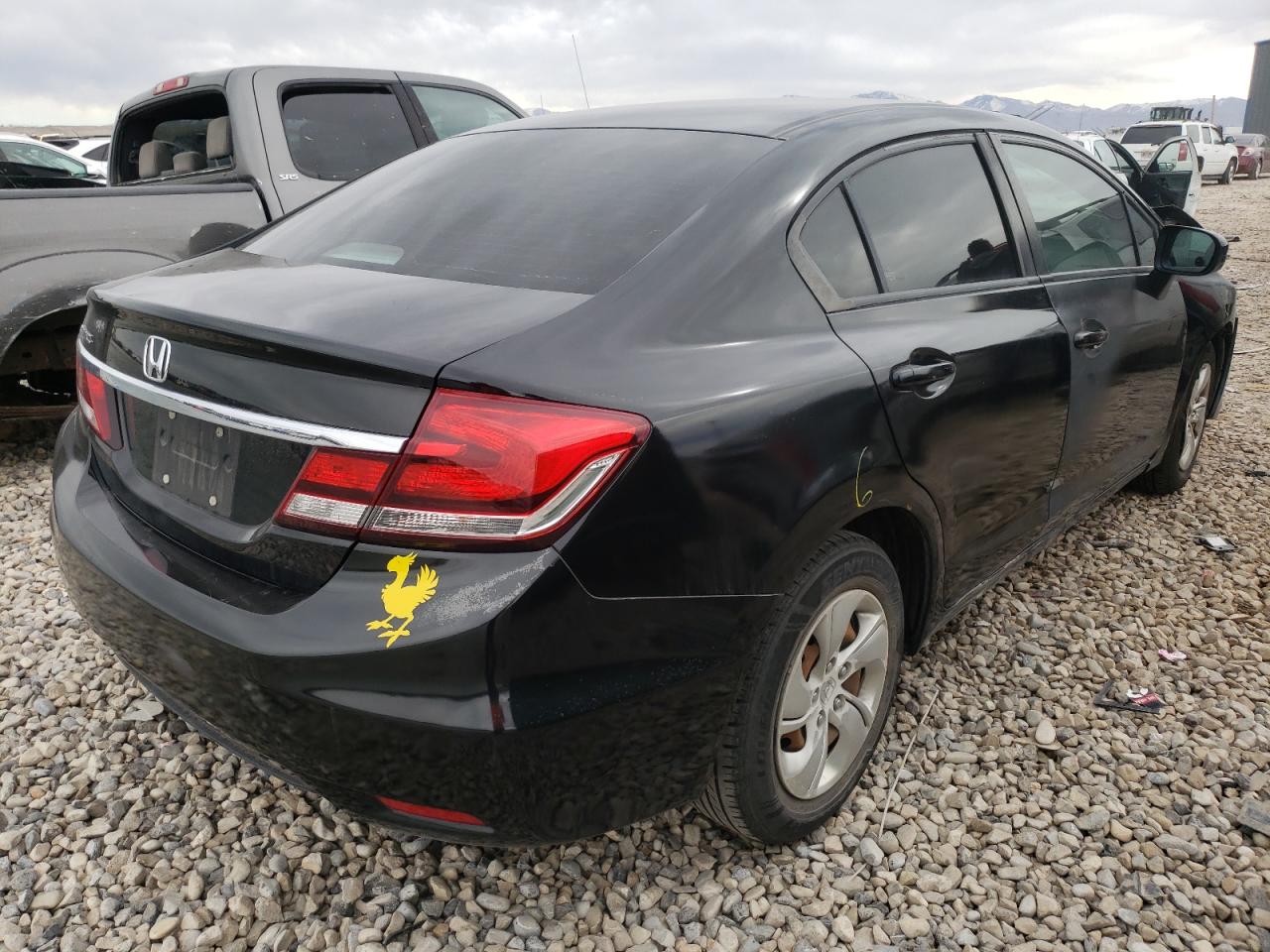 Photo 4 from auction – 2014 HONDA CIVIC LX with VIN 19XFB2F53EE235820