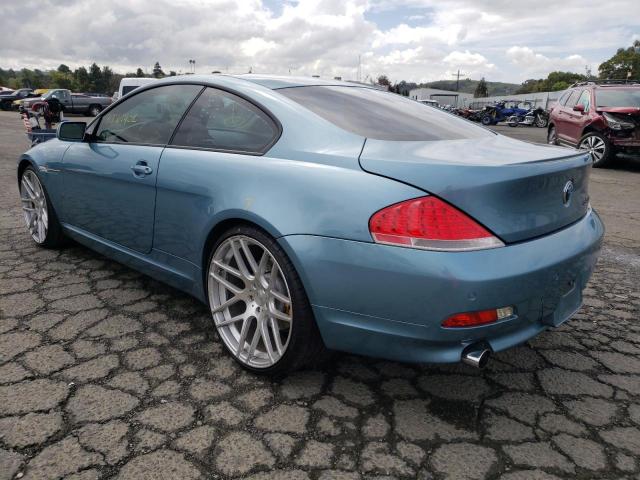 Photo 3 from auction – 2005 BMW 645CI with VIN WBAEH73455B193759