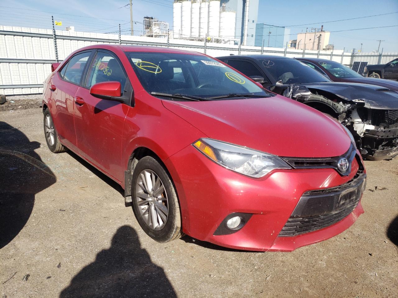 TOYOTA COROLLA L 2015 with VIN 2T1BURHE0FC379243 - Photo from auction
