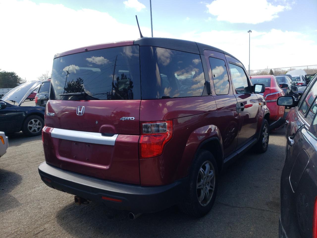 Photo 4 from auction – 2010 HONDA ELEMENT EX with VIN 5J6YH2H74AL006015