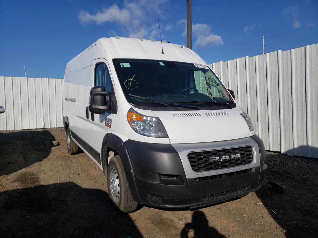 RAM PROMASTER 2019 with VIN 3C6TRVDG6KE514833 - Photo from auction
