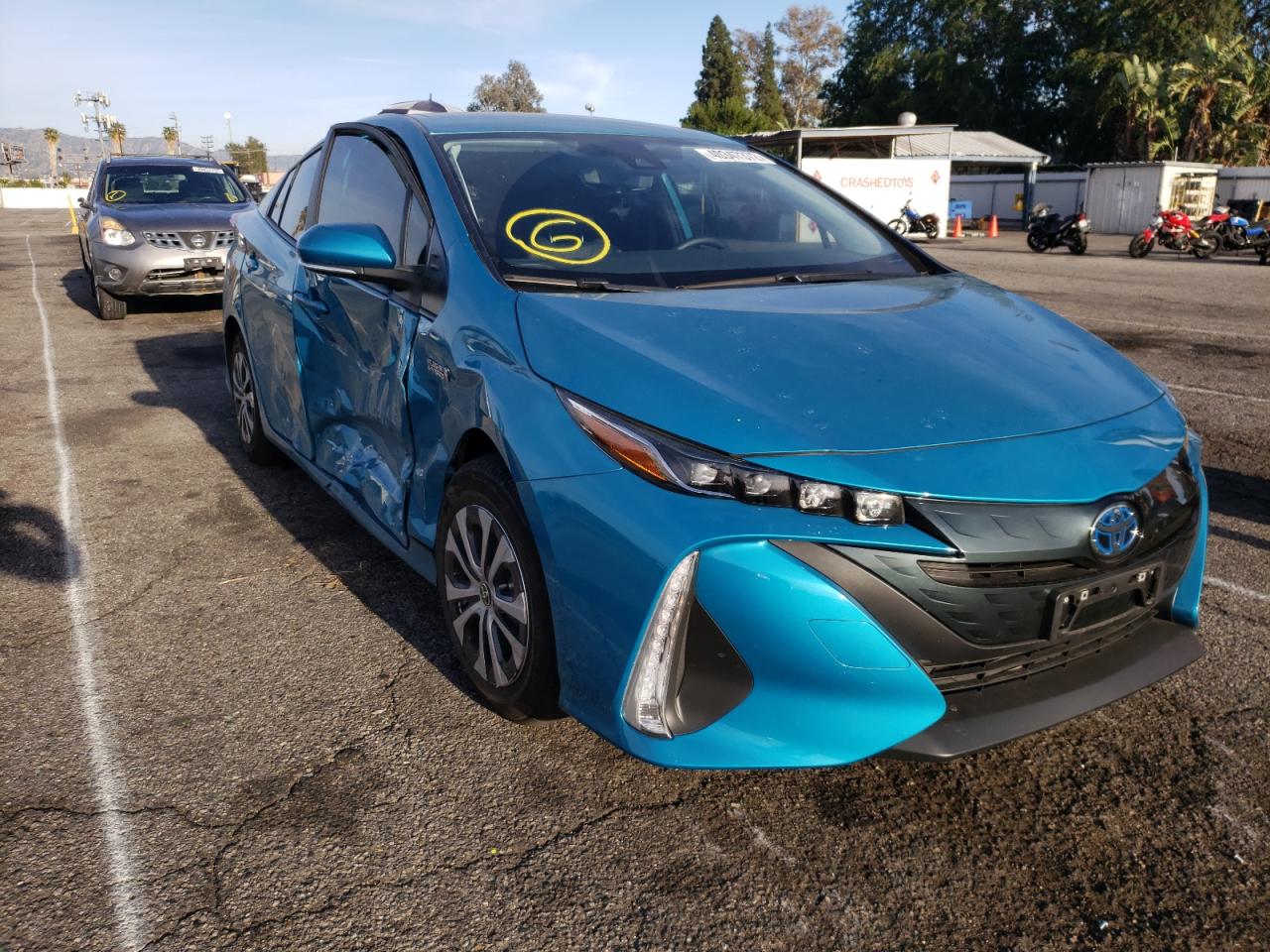 TOYOTA PRIUS PRIM 2022 with VIN JTDKAMFP7N3198776 - Photo from auction