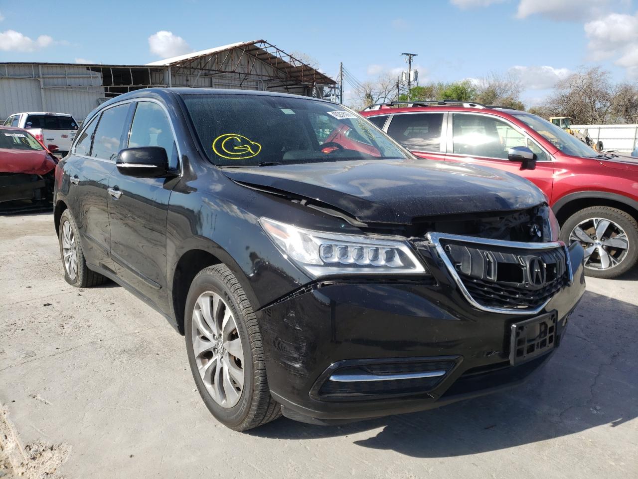 ACURA MDX TECHNO 2014 with VIN 5FRYD3H41EB003819 - Photo from auction