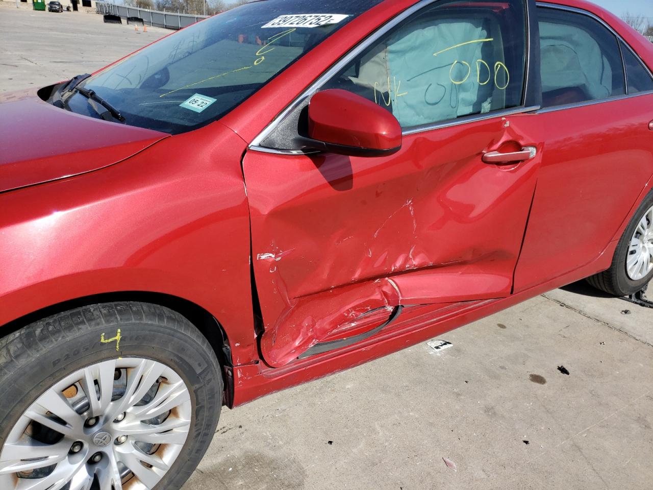 Photo 10 from auction – 2012 TOYOTA CAMRY L/ with VIN 4T1BF1FK2CU531344