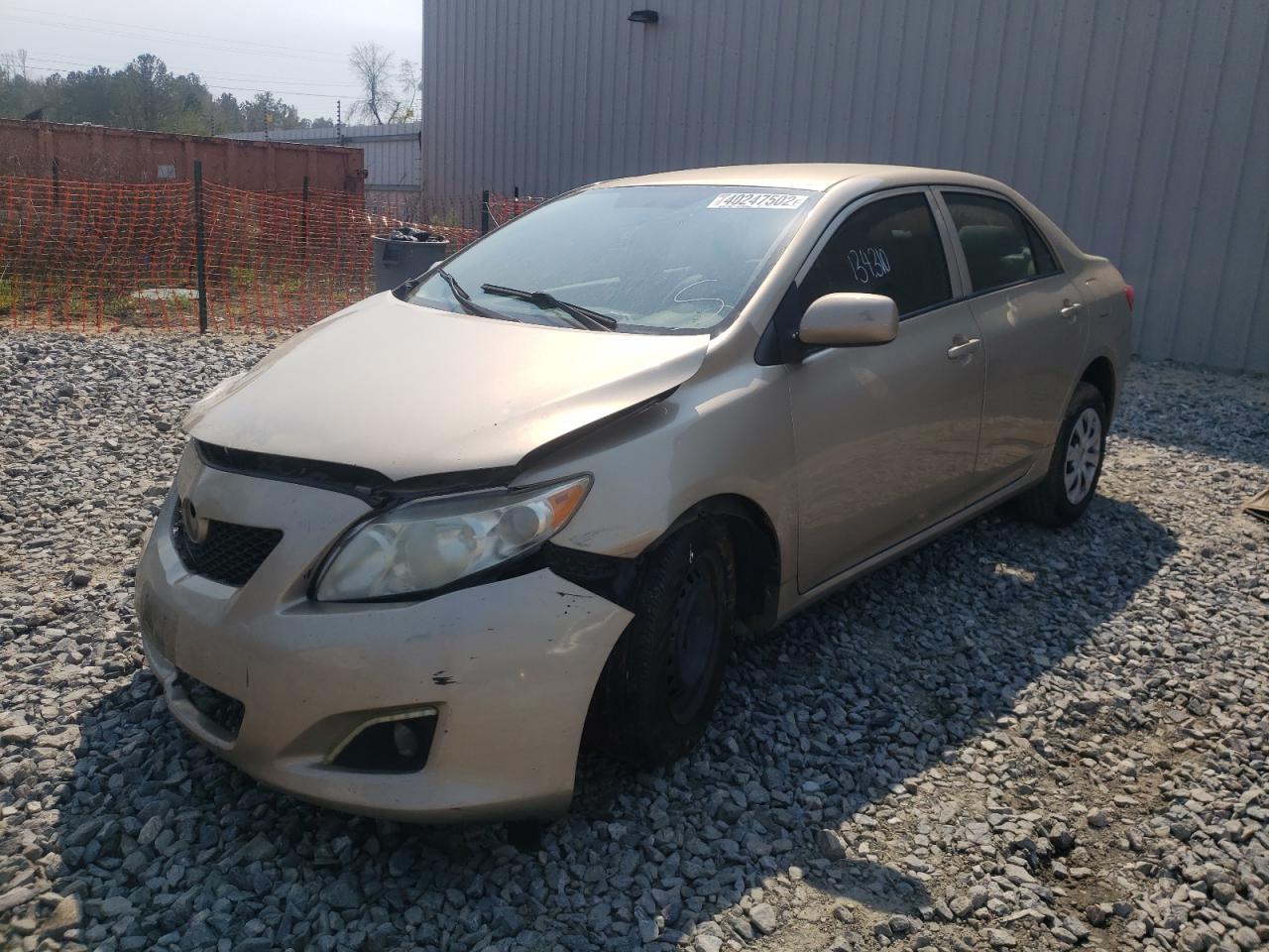 Photo 2 from auction – 2010 TOYOTA COROLLA BA with VIN 2T1BU4EE2AC314099